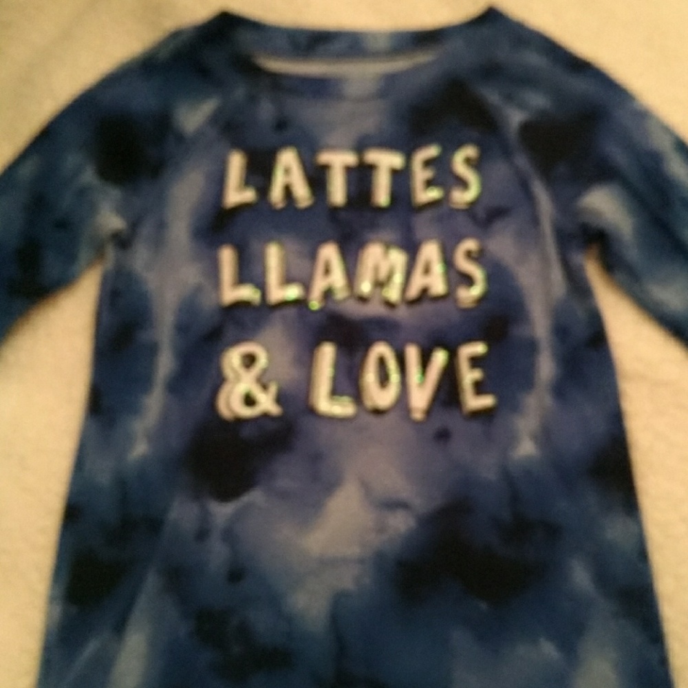 Lattes, Llamas, & Love, tie dye
